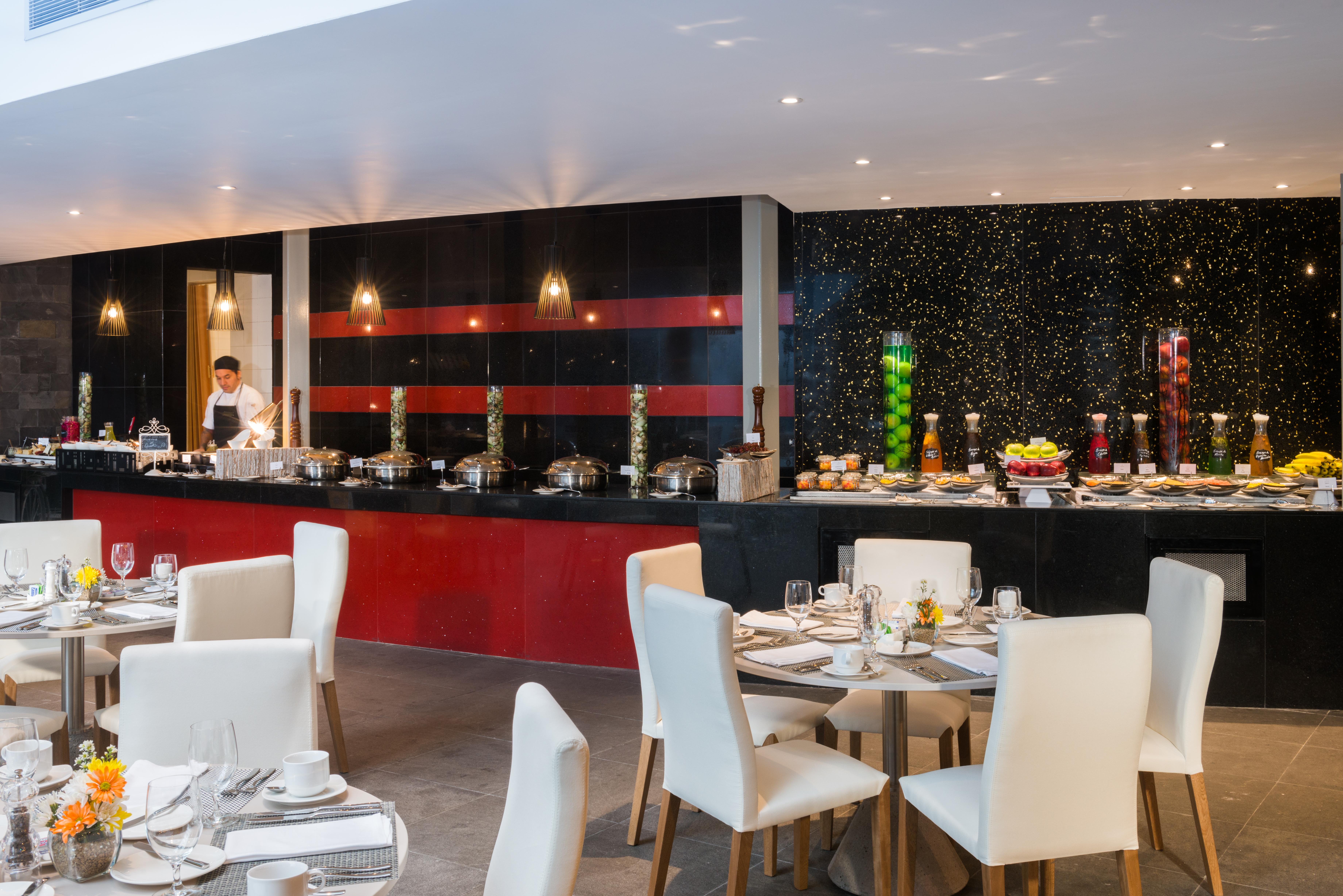 Hotel Las Americas Golden Tower Panama المظهر الخارجي الصورة The restaurant