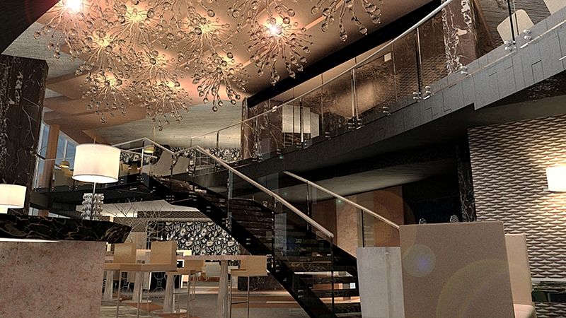 Hotel Las Americas Golden Tower Panama المظهر الخارجي الصورة The interior of the lounge