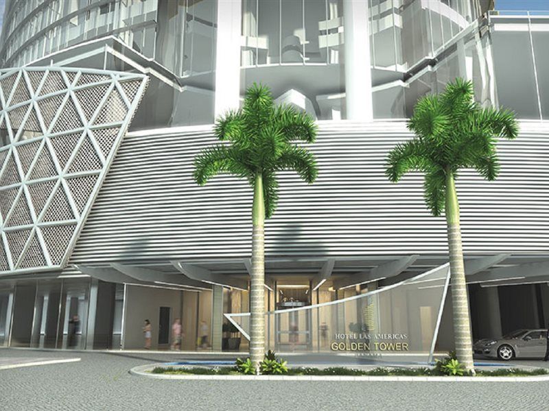 Hotel Las Americas Golden Tower Panama المظهر الخارجي الصورة The main entrance of the hotel