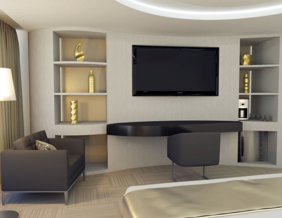Hotel Las Americas Golden Tower Panama المظهر الخارجي الصورة 3D rendering of a bedroom