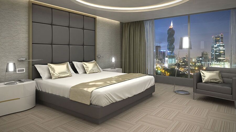 Hotel Las Americas Golden Tower Panama المظهر الخارجي الصورة A bedroom