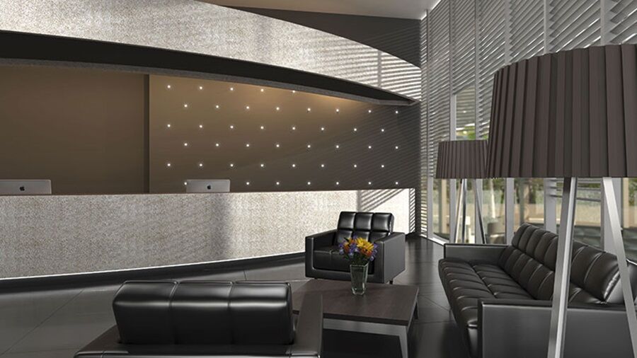 Hotel Las Americas Golden Tower Panama المظهر الخارجي الصورة 3D rendering of a waiting room