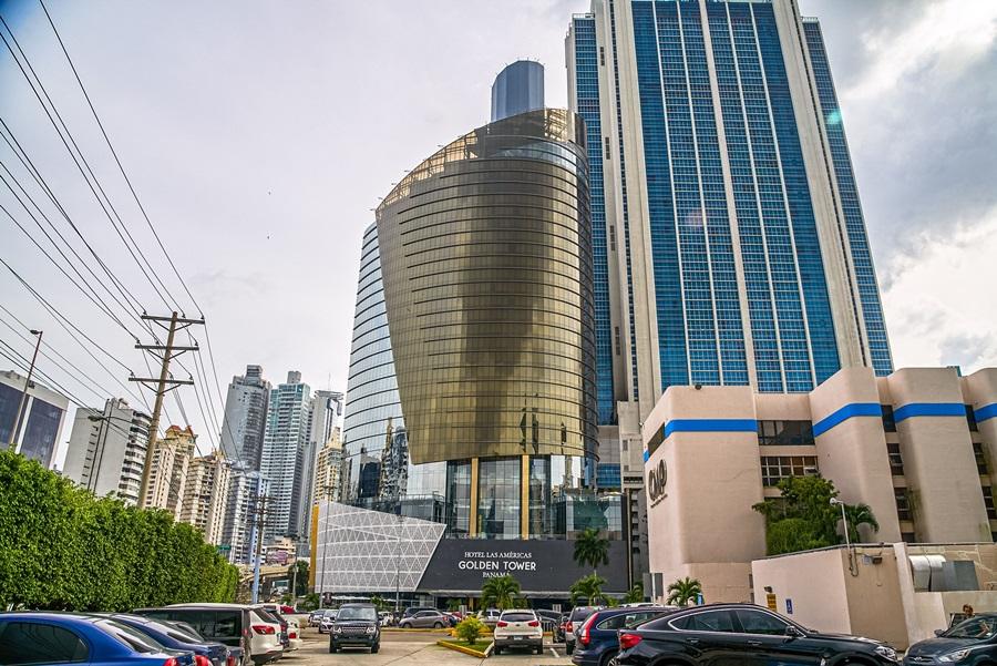 Hotel Las Americas Golden Tower Panama المظهر الخارجي الصورة The Golden Tower